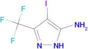 4-iodo-5-(trifluoromethyl)-1H-pyrazol-3-amine