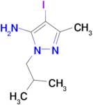 4-iodo-1-isobutyl-3-methyl-1H-pyrazol-5-amine