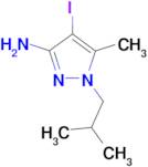 4-iodo-1-isobutyl-5-methyl-1H-pyrazol-3-amine