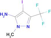 4-iodo-1-methyl-3-(trifluoromethyl)-1H-pyrazol-5-amine