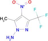 5-methyl-4-nitro-3-(trifluoromethyl)-1H-pyrazol-1-amine