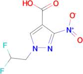 1-(2,2-difluoroethyl)-3-nitro-1H-pyrazole-4-carboxylic acid