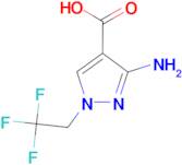 3-amino-1-(2,2,2-trifluoroethyl)-1H-pyrazole-4-carboxylic acid