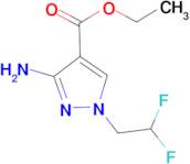 ethyl 3-amino-1-(2,2-difluoroethyl)-1H-pyrazole-4-carboxylate