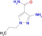 3-amino-1-propyl-1H-pyrazole-4-carboxamide