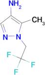 5-methyl-1-(2,2,2-trifluoroethyl)-1H-pyrazol-4-amine