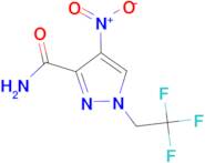 4-nitro-1-(2,2,2-trifluoroethyl)-1H-pyrazole-3-carboxamide