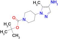 tert-butyl 4-(4-amino-5-methyl-1H-pyrazol-1-yl)piperidine-1-carboxylate