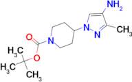 tert-butyl 4-(4-amino-3-methyl-1H-pyrazol-1-yl)piperidine-1-carboxylate