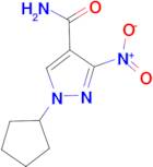 1-cyclopentyl-3-nitro-1H-pyrazole-4-carboxamide