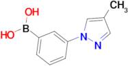 [3-(4-methyl-1H-pyrazol-1-yl)phenyl]boronic acid