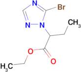 ethyl 2-(5-bromo-1H-1,2,4-triazol-1-yl)butanoate