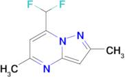 7-(Difluoromethyl)-2,5-dimethylpyrazolo[1,5-a]pyrimidine