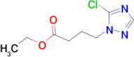 ethyl 4-(5-chloro-1H-1,2,4-triazol-1-yl)butanoate