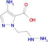 4-amino-1-(2-hydrazinoethyl)-1H-pyrazole-5-carboxylic acid