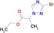 ethyl 2-(3-bromo-1H-1,2,4-triazol-1-yl)propanoate