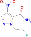 1-(2-fluoroethyl)-4-nitro-1H-pyrazole-5-carboxamide