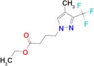 ethyl 4-[4-methyl-3-(trifluoromethyl)-1H-pyrazol-1-yl]butanoate