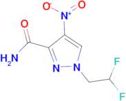 1-(2,2-difluoroethyl)-4-nitro-1H-pyrazole-3-carboxamide