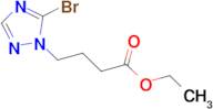 ethyl 4-(5-bromo-1H-1,2,4-triazol-1-yl)butanoate