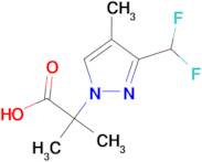 2-[3-(Difluoromethyl)-4-methyl-1H-pyrazol-1-yl]-2-methylpropionic acid