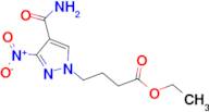 ethyl 4-[4-(aminocarbonyl)-3-nitro-1H-pyrazol-1-yl]butanoate