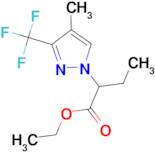 ethyl 2-[4-methyl-3-(trifluoromethyl)-1H-pyrazol-1-yl]butanoate