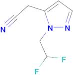 [1-(2,2-difluoroethyl)-1H-pyrazol-5-yl]acetonitrile