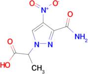 2-[3-(aminocarbonyl)-4-nitro-1H-pyrazol-1-yl]propanoic acid