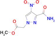 methyl [3-(aminocarbonyl)-4-nitro-1H-pyrazol-1-yl]acetate