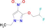 3-(2,2-difluoroethoxy)-1-ethyl-4-nitro-1H-pyrazole