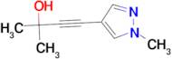 2-methyl-4-(1-methyl-1H-pyrazol-4-yl)but-3-yn-2-ol