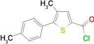 4-methyl-5-(4-methylphenyl)thiophene-2-carbonyl chloride