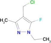 4-(chloromethyl)-1-ethyl-5-fluoro-3-methyl-1H-pyrazole