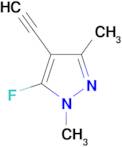 4-ethynyl-5-fluoro-1,3-dimethyl-1H-pyrazole