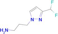 3-[3-(Difluoromethyl)-1H-pyrazol-1-yl]propylamine