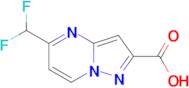 5-(Difluoromethyl)pyrazolo[1,5-a]pyrimidine-2-carboxylic acid