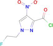 1-(2-fluoroethyl)-4-nitro-1H-pyrazole-3-carbonyl chloride