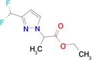 Ethyl 2-[3-(difluoromethyl)-1H-pyrazol-1-yl]propionate