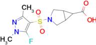 3-[(5-fluoro-1,3-dimethyl-1H-pyrazol-4-yl)sulfonyl]-3-azabicyclo[3.1.0]hexane-6-carboxylic acid