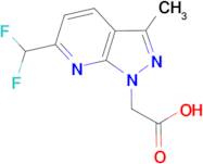 2-[6-(Difluoromethyl)-3-methyl-1H-pyrazolo[3,4-b]pyridin-1-yl]acetic acid