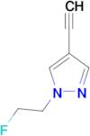 4-ethynyl-1-(2-fluoroethyl)-1H-pyrazole