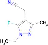 (1-ethyl-5-fluoro-3-methyl-1H-pyrazol-4-yl)acetonitrile