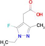 (1-ethyl-5-fluoro-3-methyl-1H-pyrazol-4-yl)acetic acid