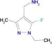 1-(1-ethyl-5-fluoro-3-methyl-1H-pyrazol-4-yl)methanamine