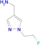 1-[1-(2-fluoroethyl)-1H-pyrazol-4-yl]methanamine