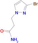 3-(3-bromo-1H-pyrazol-1-yl)propanamide