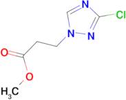 methyl 3-(3-chloro-1H-1,2,4-triazol-1-yl)propanoate