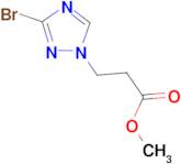 methyl 3-(3-bromo-1H-1,2,4-triazol-1-yl)propanoate