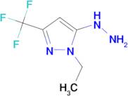 1-ethyl-5-hydrazino-3-(trifluoromethyl)-1H-pyrazole